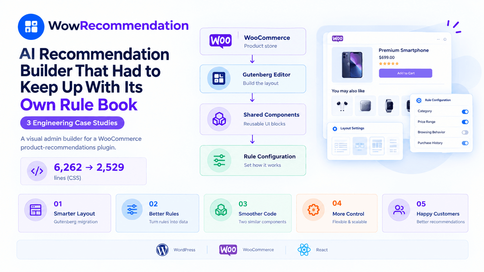 AI Recommendation Builder That Had to Keep Up With Its Own Rule Book - 3 Case Studies