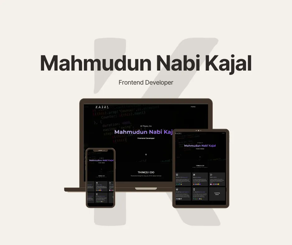 portfolio of mahmudun nabi kajal